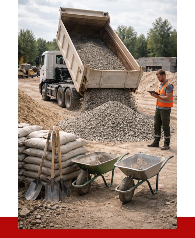 Доставка нерудных материалов в Армавире от 1216 руб. | ПРОНЕРУДРмв