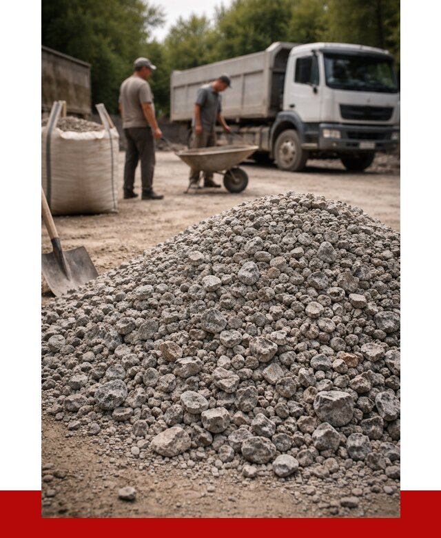 Гранитный щебень фракция 20-40 в Армавире от 3242 руб. ПРОНЕРУДРмв