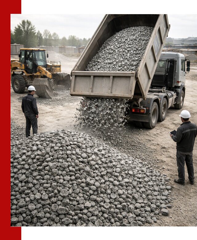 Доставка гранитного щебня фракции 20-40 в Армавире