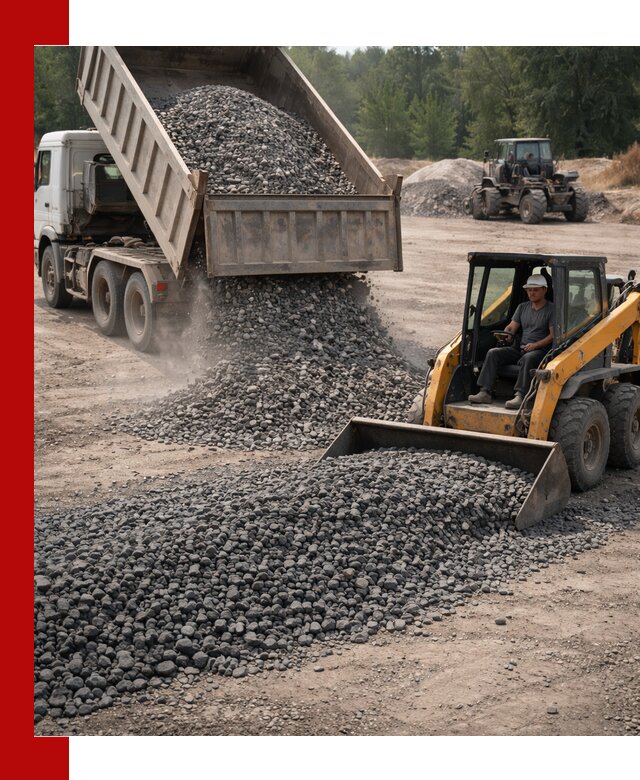 Гранитный щебень фракция 40-70 с доставкой в Армавире