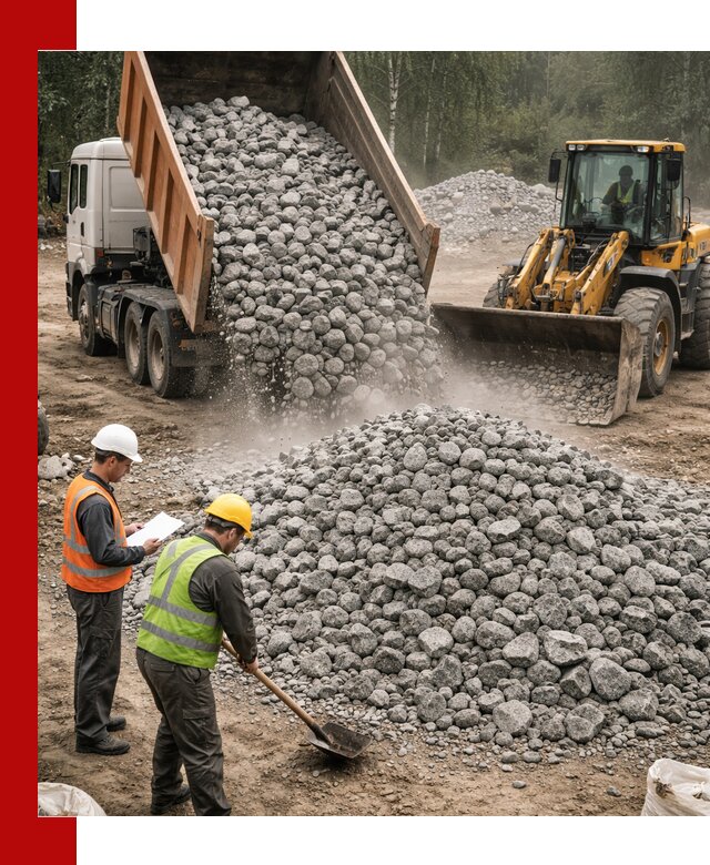 Гранитный щебень фракция 70-150 доставка в Армавире