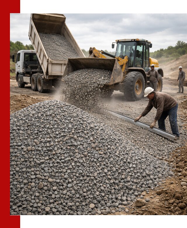 Гравийный щебень фракция 5-20 с доставкой в Армавире