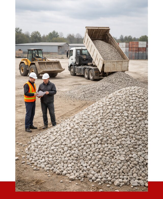 Известняковый щебень в Армавире от 1418 р. доставка | ПРОНЕРУДРмв