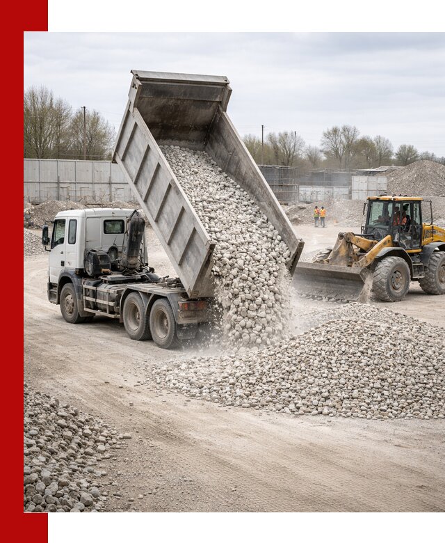 Доставка и продажа известнякового щебня в Армавире