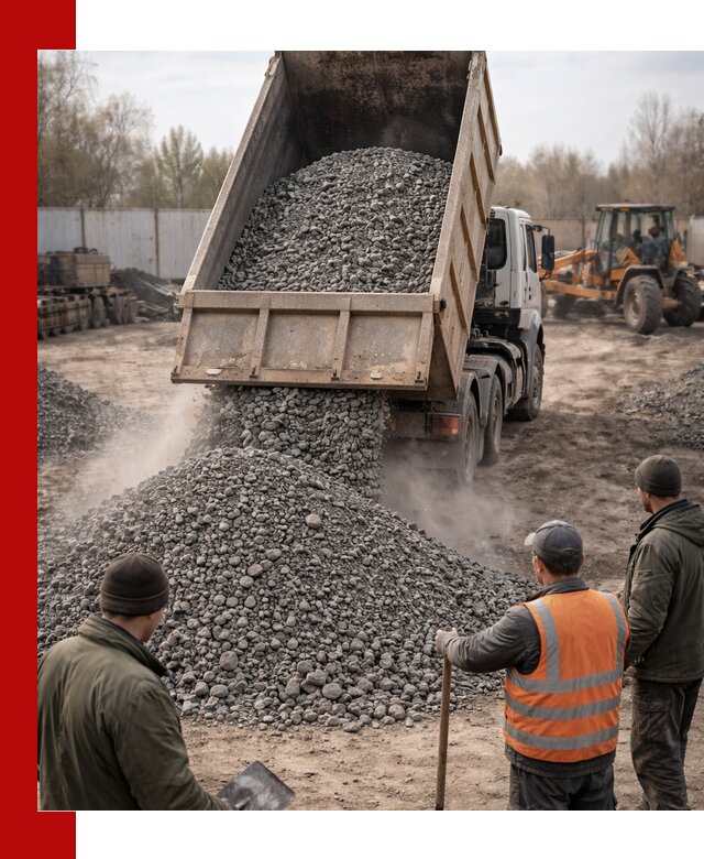 Доставка шлакового щебня в удобные сроки по выгодной цене в Армавире