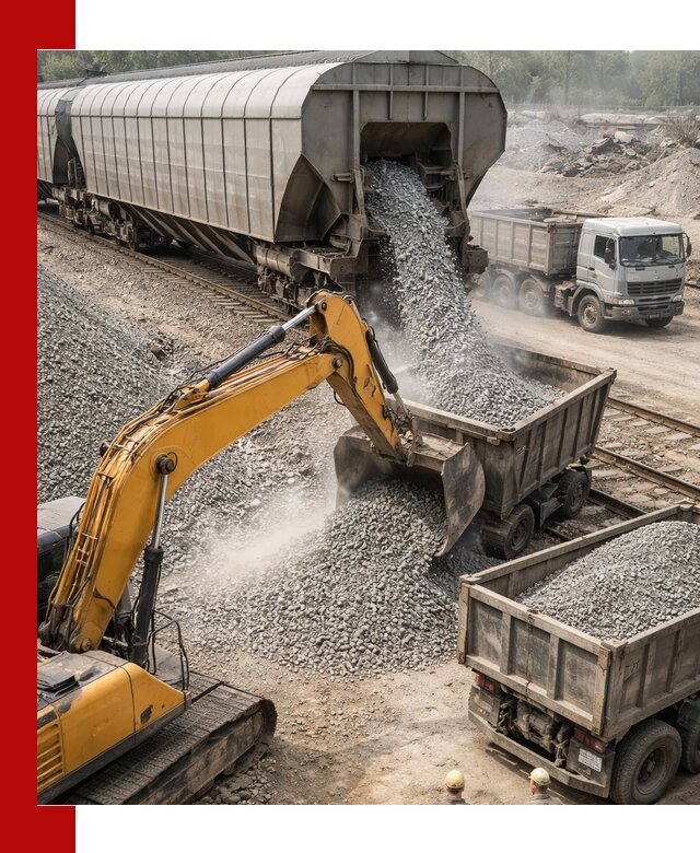 Доставка железнодорожного щебня в Армавире крупными партиями быстрого отгруза