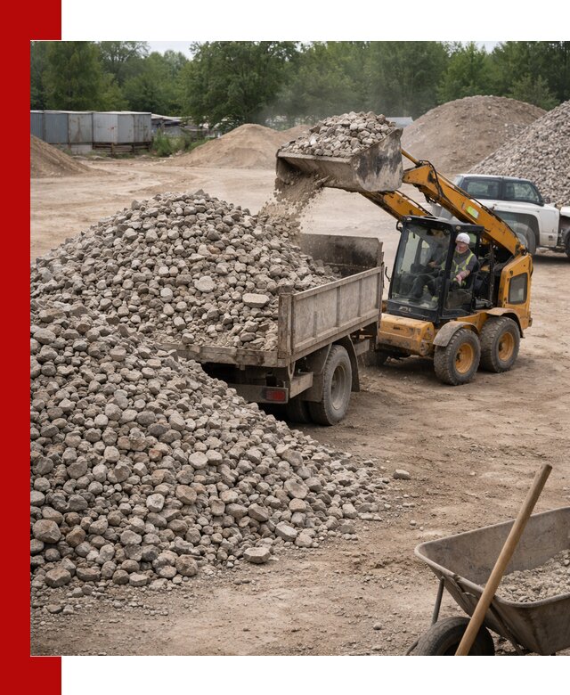 Доставка вторичного щебня в Армавире для строительных работ