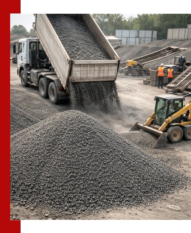 Вторичный щебень фракция 0–5 с доставкой в Армавире