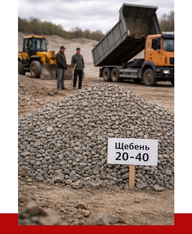 Бетонный щебень фракция 20-40 в Армавире от 2482 р. | ПРОНЕРУДРмв