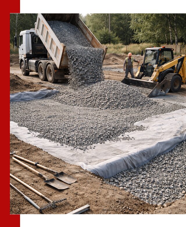 Щебень для фундамента с доставкой в Армавире