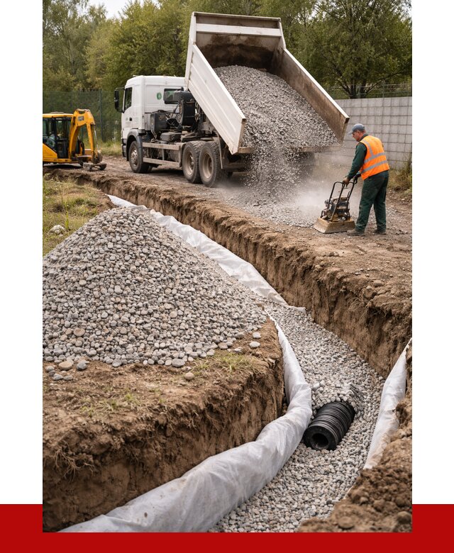 Щебень для дренажа в Армавире от 1874 р., ПРОНЕРУДРмв доставка