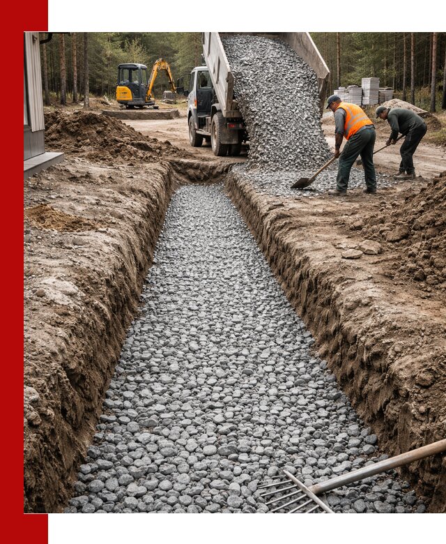 Щебень для дренажа с доставкой в Армавире высокого качества