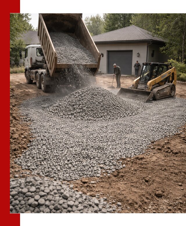 Щебень для парковки в Армавире: доставка и укладка качественного материала