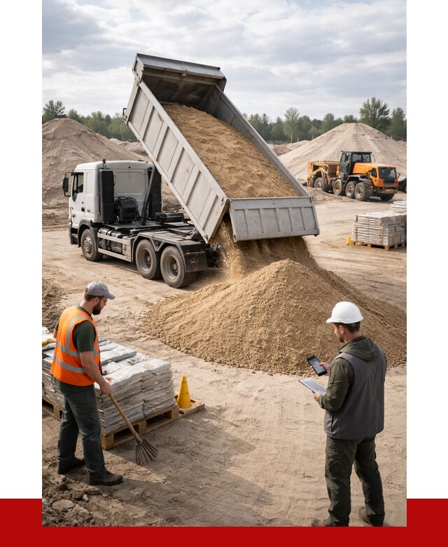 Карьерный песок с доставкой в Армавире от 3647 р. ПРОНЕРУДРмв