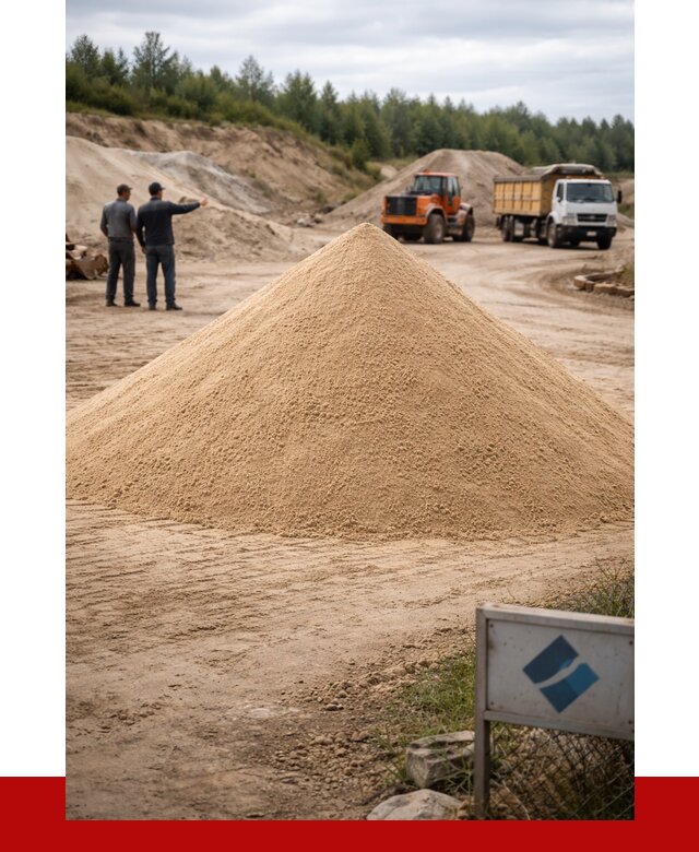 Карьерный песок навалом в Армавире от 1824 р. | ПРОНЕРУДРмв