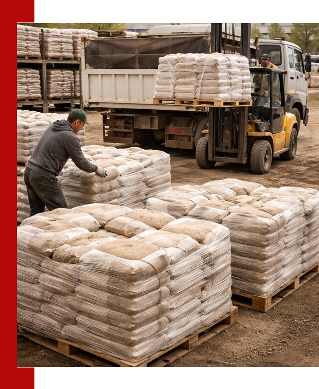 Карьерный песок в мешках с доставкой в Армавире