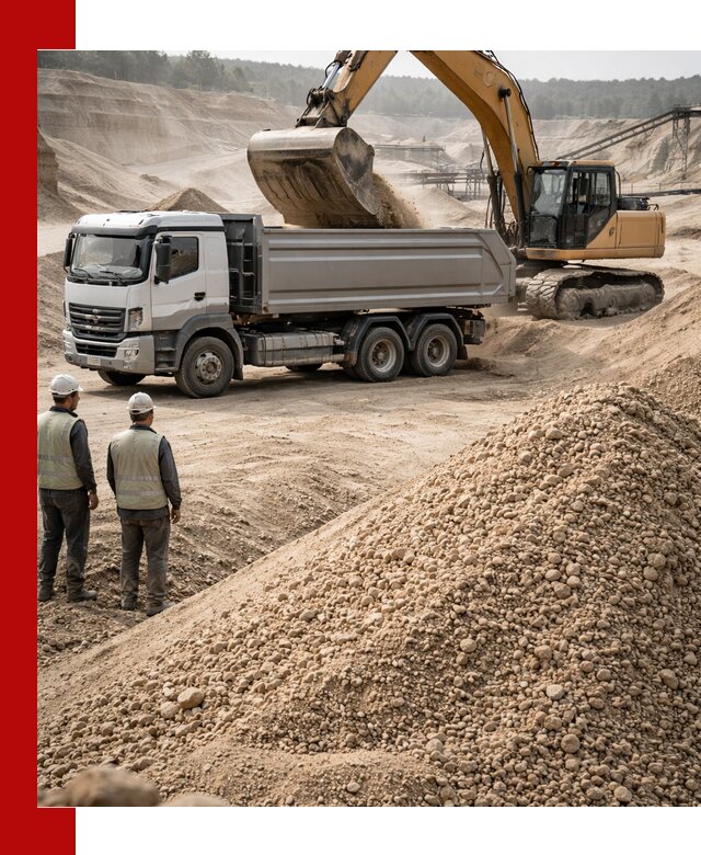 Карьерный крупнозернистый песок с доставкой в Армавире