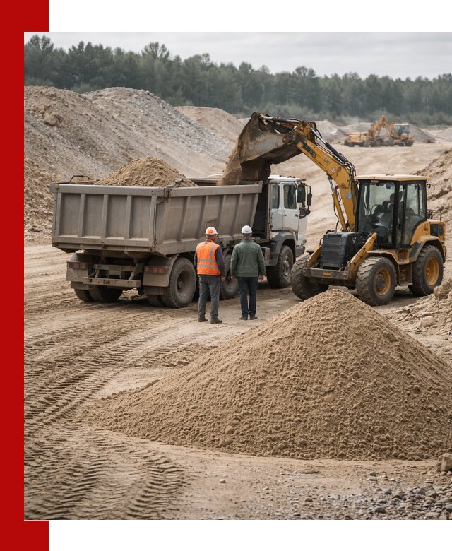 Карьерный среднезернистый песок с доставкой в Армавире