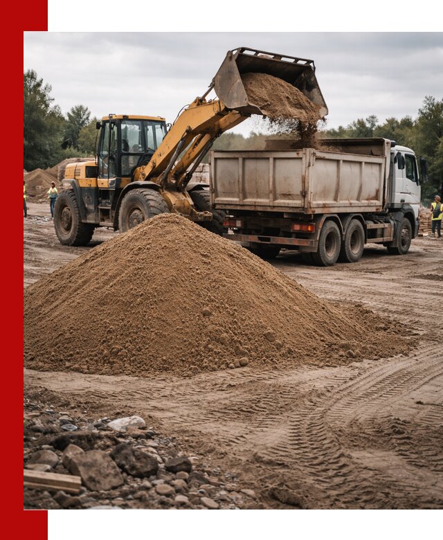 Доставка речного песка навалом в Армавире быстро и выгодно