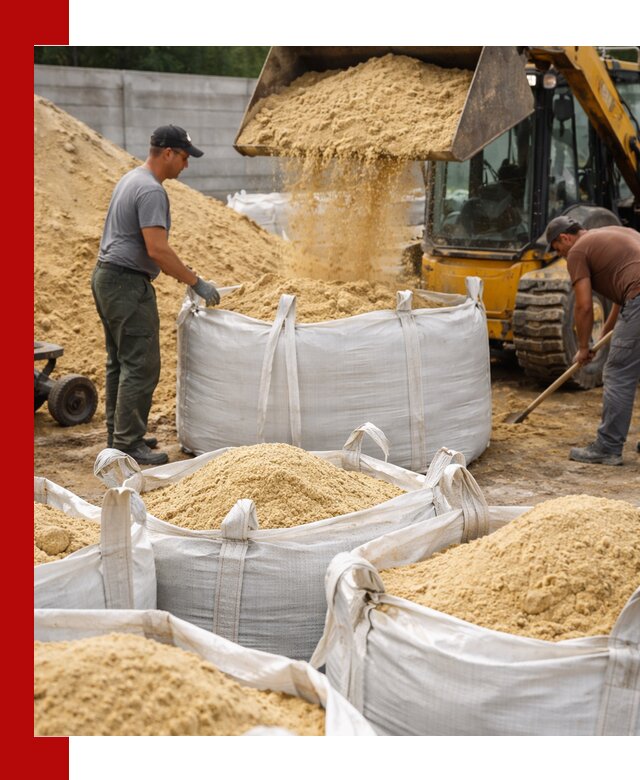 Поставка качественного песка для кладки в Армавире
