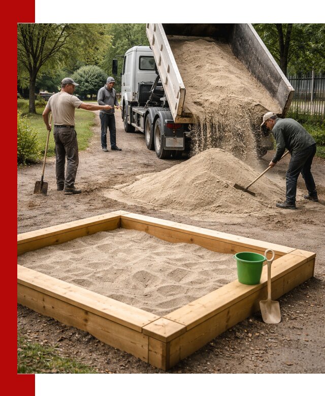 Песок для песочницы с доставкой в Армавире недорого и чистый