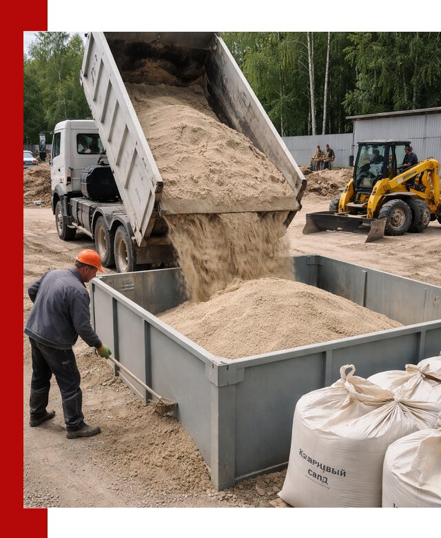 Кварцевый песок для фильтра в Армавире — доставка и качество