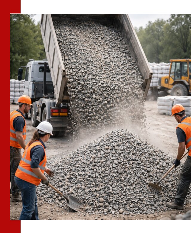 Доставка гравия и камня в Армавире оптом и в розницу