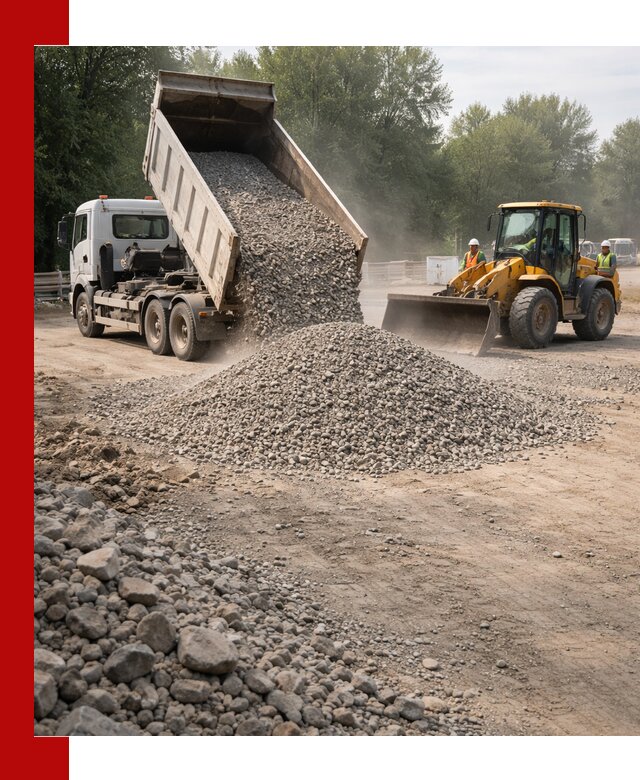 Гравий фракция 5–20 доставка в Армавире оптом и в розницу