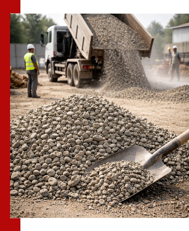 Доставка гравия фракции 20-40 в Армавире с самосвалами