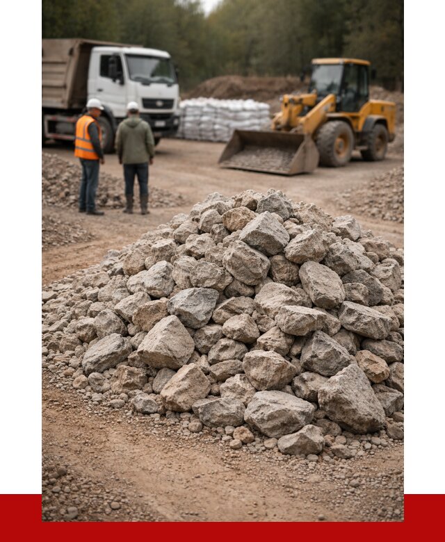 Купить бутовый камень с доставкой в Армавире от 2330 р. | ПРОНЕРУДРмв