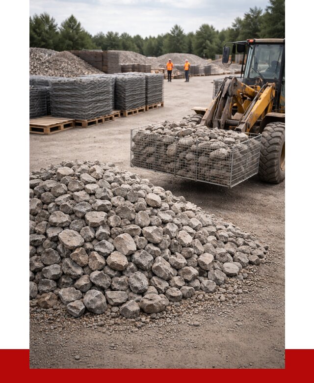 Камень для габионов фракция 70-150 в Армавире от 4255 р. | ПРОНЕРУДРмв