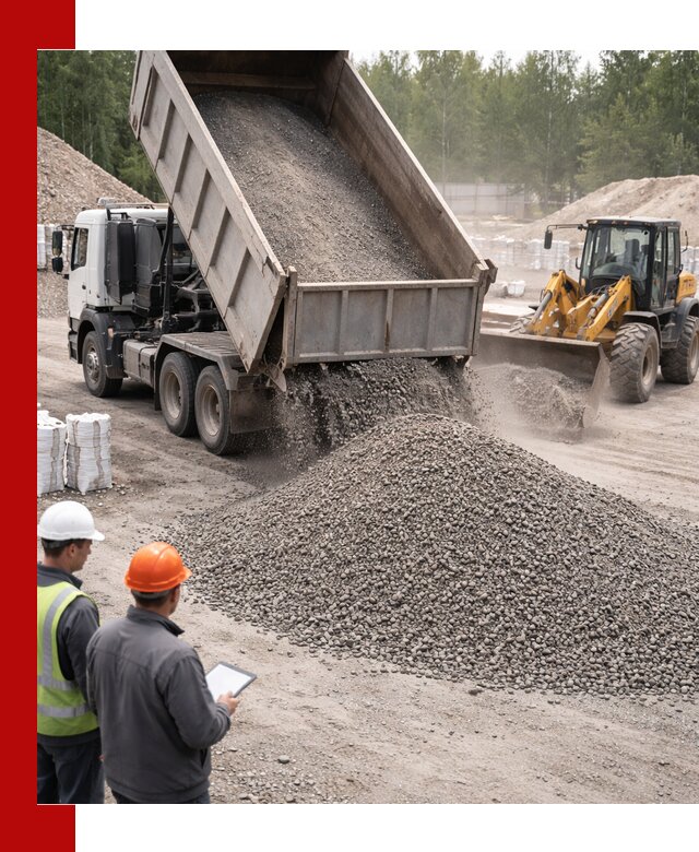 Доставка и продажа гранитного отсева 0-10 в Армавире