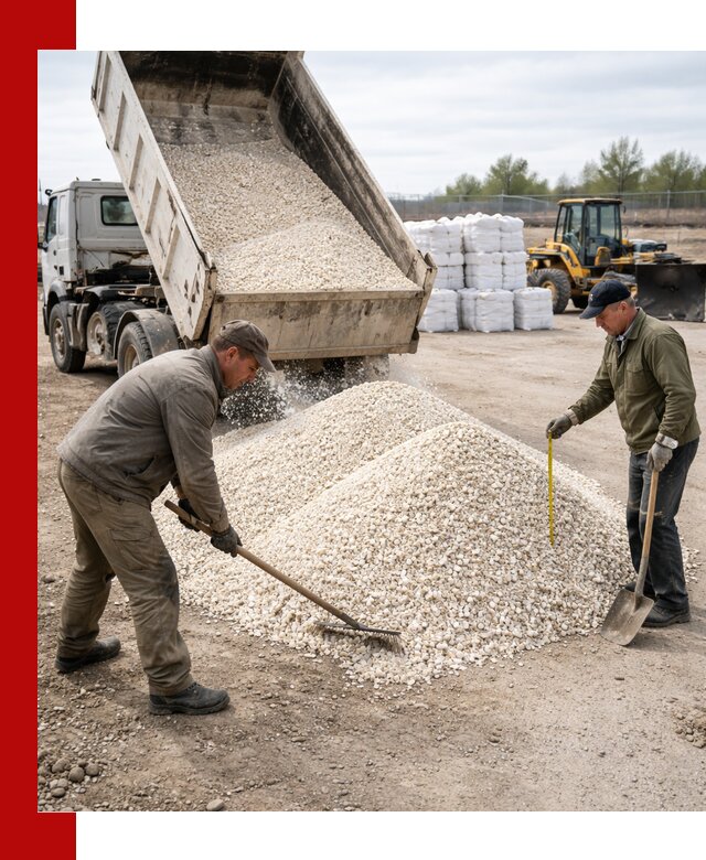 Мраморная крошка с доставкой и разгрузкой в Армавире