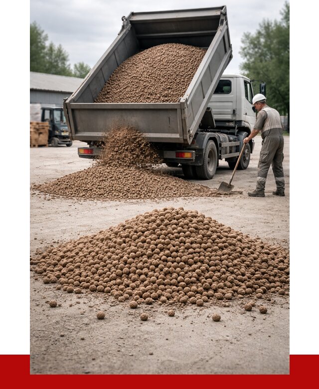 Керамзит с доставкой в Армавире от 4255 р. за м3 | ПРОНЕРУДРмв