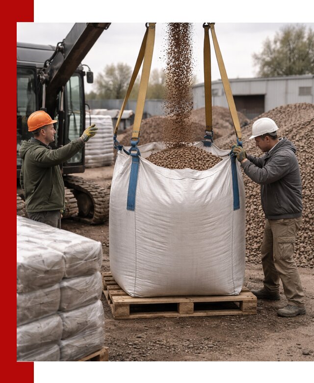 Керамзит в биг-бегах с доставкой в Армавире