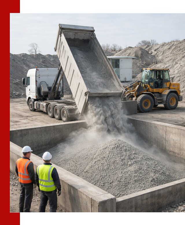 Доставка цемента навалом в Армавире крупными партиями