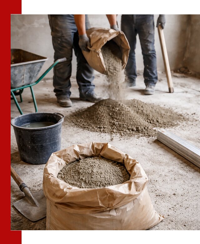 Доставка сухой смеси для стяжки в Армавире