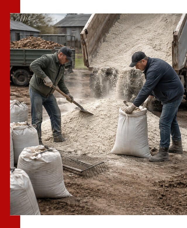 Доставка извести пушонки в Армавире оптом и мелким оптом