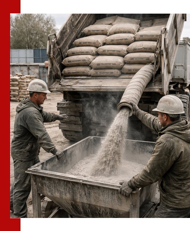 Доставка цемента М400 в Армавире оптом и в розницу