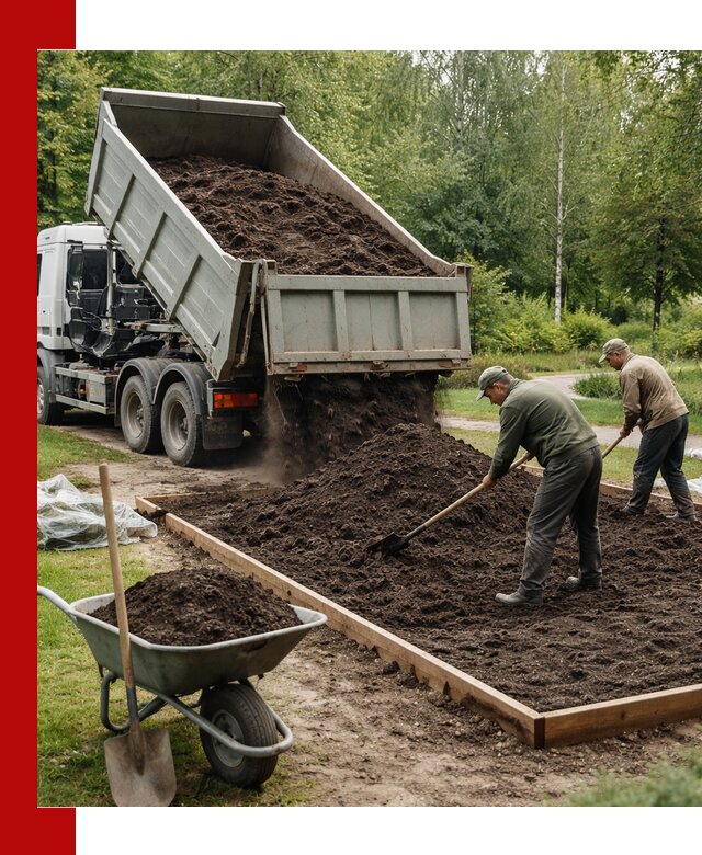 Доставка грунта для озеленения и благоустройства в Армавире
