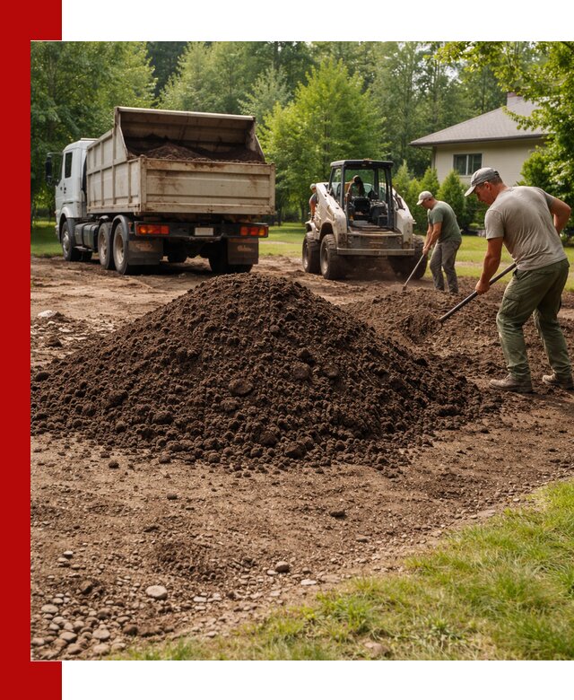 Доставка и укладка грунта для газона в Армавире