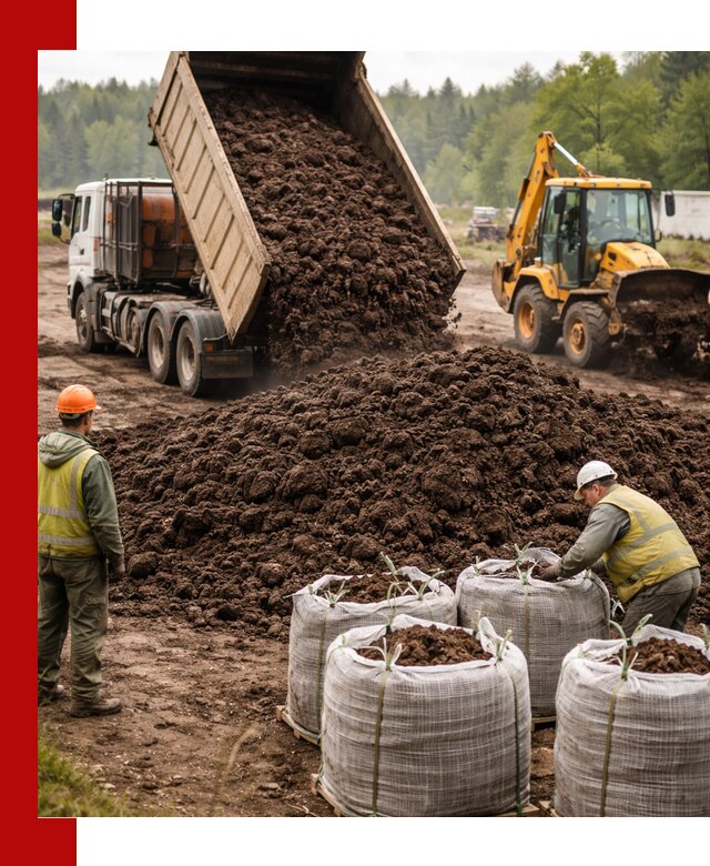 Доставка нейтрального торфа в Армавире оптом и в розницу