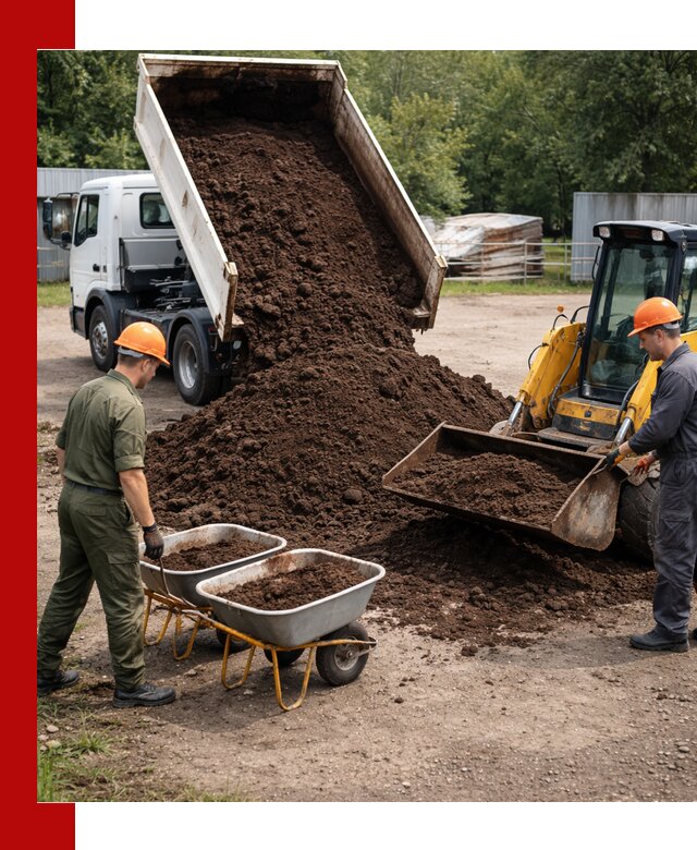 Доставка торфо-земляной смеси в Армавире для огорода и ландшафта