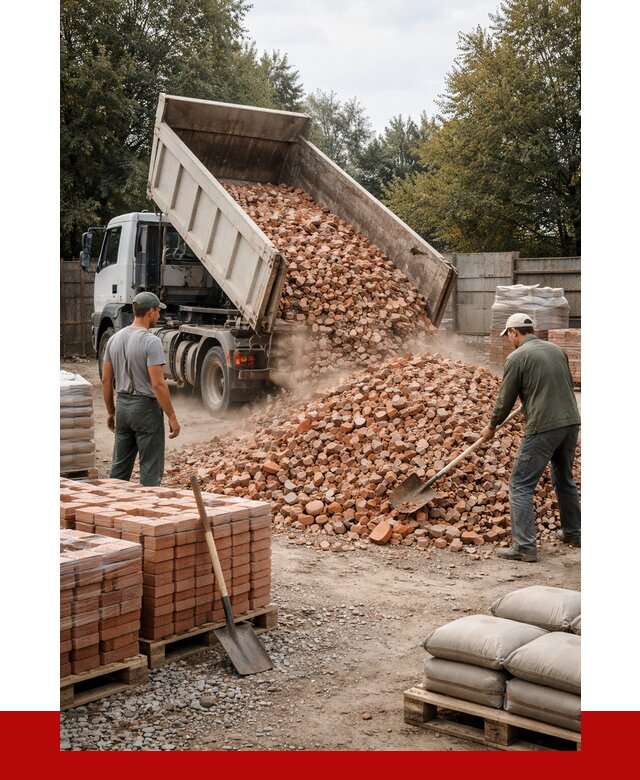 Бой кирпича в Армавире с доставкой от 4255 руб/куб | ПРОНЕРУДРмв