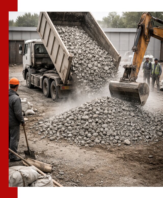 Доставка дробленого бетона в Армавире оптом и в розницу