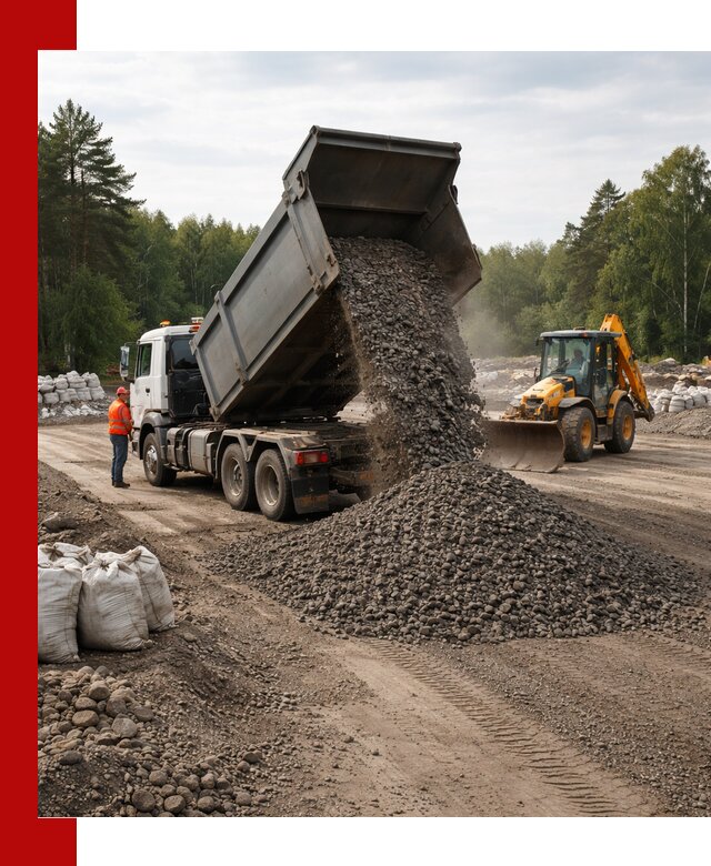 Доставка дробленого асфальта в Армавире для дорожных работ