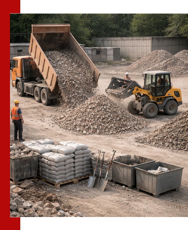 Вторичные материалы для отсыпки в Армавире — поставка и доставка