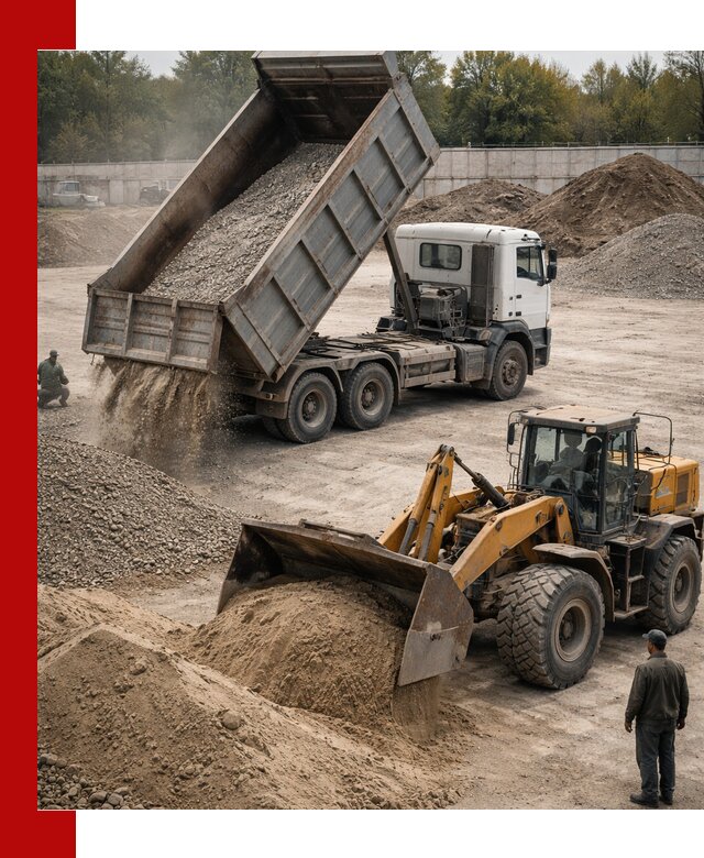 Перевозка сыпучих грузов самосвалами и бортовыми в Армавире