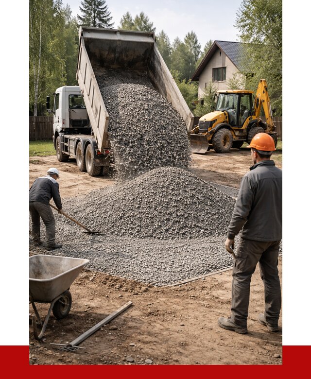 Отсыпка участка щебнем в Армавире от 6585 р. ПРОНЕРУДРмв