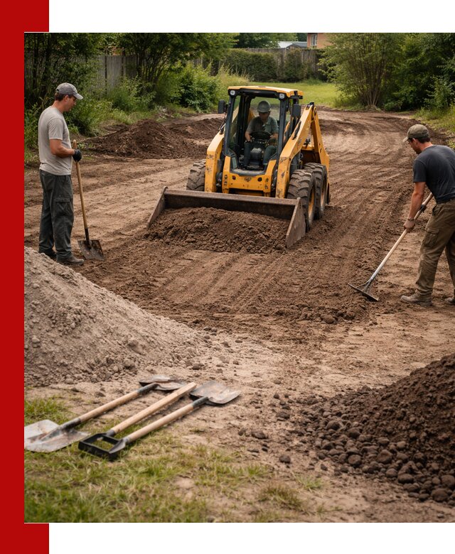 Планировка участка грунтом с вывозом и доставкой в Армавире